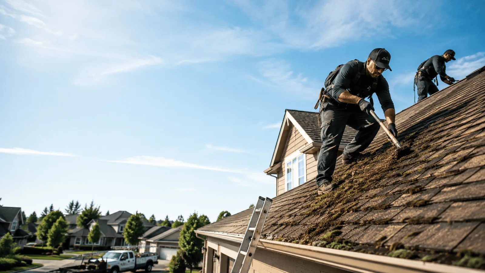 Roof Moss Removal in Harvel, IL near me